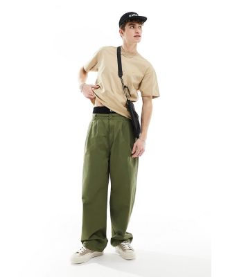 Carhartt WIP Marv loose fit chinos in green