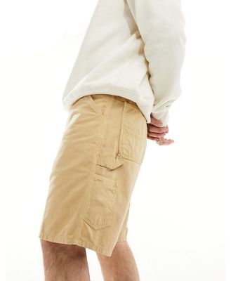Carhartt WIP single knee shorts in brown