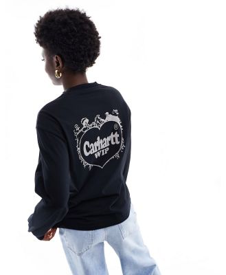 Carhartt WIP Spree long sleeve top in black