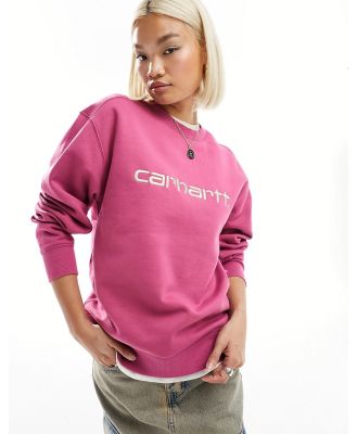 Carhartt WIP sweatshirt in pink