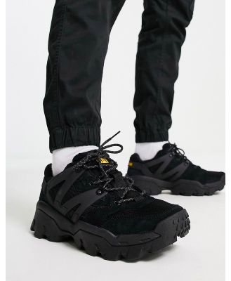 CAT Reactor chunky lace up sneakers in black