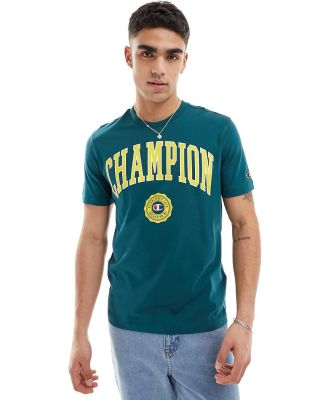 Champion crew neck t-shirt in green