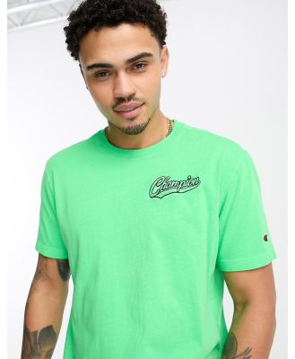 Champion Rochester retro resort t-shirt in washed green