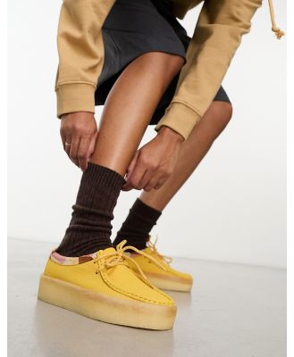 Clarks Originals Wallabee cup shoes in yellow