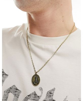 Classics 77 neptune's coin pendant necklace in gold