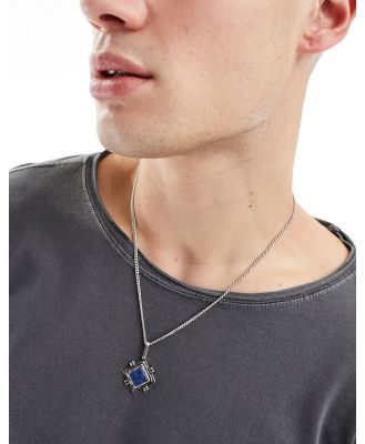Classics 77 tikal blue pendant necklace in silver