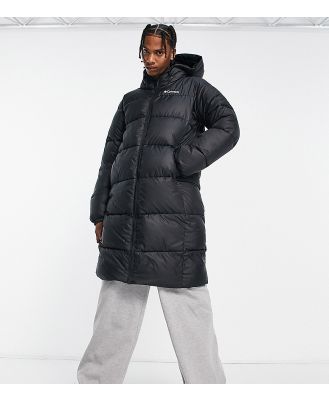 Columbia Puffect parka coat in black Exclusive at ASOS