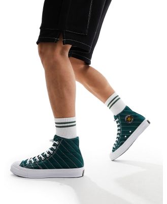 Converse Chuck 70 Hi quilted sneakers in dark green