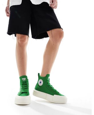 Converse Cruise Hi sneakers with chunky laces in green