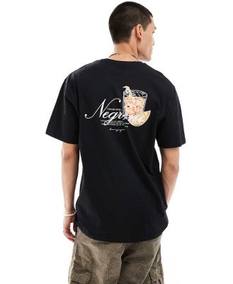 Denim Project negroni t-shirt in black with back print