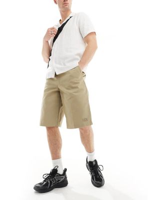 Dickies 13 inch tailored shorts in beige tan-Neutral