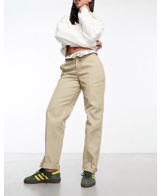 Dickies 874 straight fit work pants in beige-Neutral