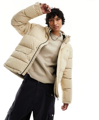 Dickies GLACIER VIEw premium puffer jacket in cream-Neutral