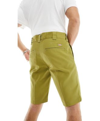 Dickies slim fit shorts in green