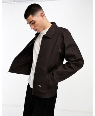 Dickies unlined Eisenhower jacket in dark brown