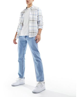 DTT rigid straight fit jeans in light blue