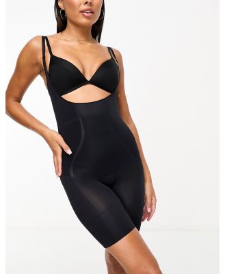 Dorina Absolute Sculpt high control open bust shaping bodysuit with shorts in black