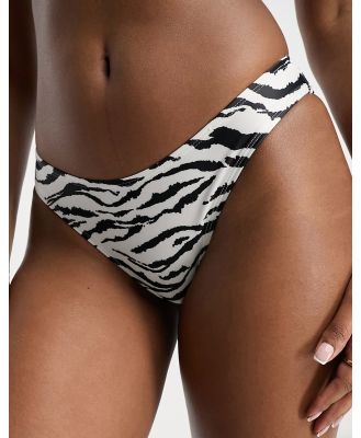 Dorina Burdine high leg bikini bottoms in zebra print-Multi