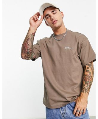 Dr Denim Trooper relaxed fit t-shirt in brown
