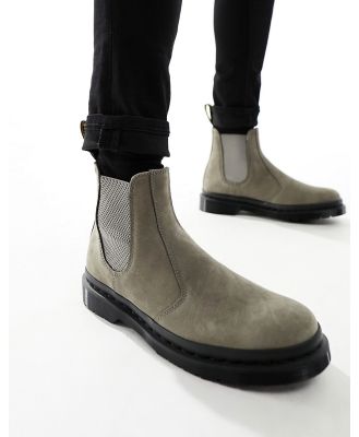Dr Martens 2976 chelsea boots in nickel grey nubuck leather