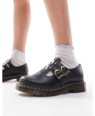 Dr Martens 8065 Bex Mary Jane shoes in black smooth leather