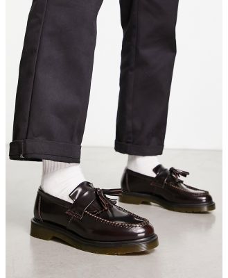 Dr Martens Adrian tassel loafers in cherry red