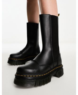 Dr Martens Audrick tall chelsea boots in black nappa leather