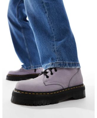 Dr Martens Jadon III 8 eye boots in lilac suede-Purple