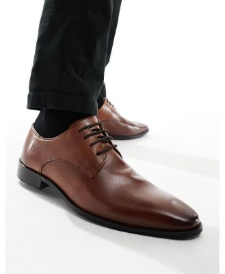 Dune formal leather lace up shoes in tan-Brown