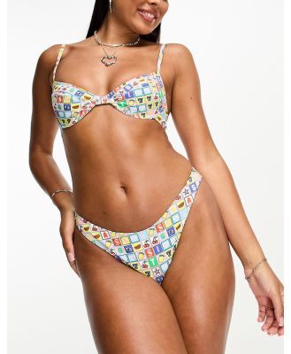 Easy Tiger high leg jackpot bikini bottoms-Multi