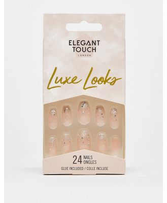 Elegant Touch Luxe Looks False Nails Champagne Truffle-Neutral