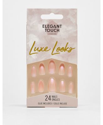 Elegant Touch Luxe Looks False Nails Creme Brulee-Neutral