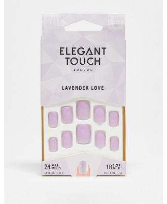 Elegant Touch Luxe Looks False Nails - Lavender Love-Purple
