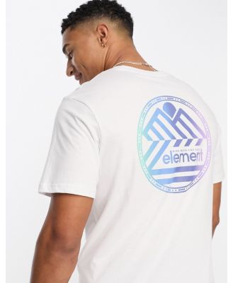Element back print t-shirt in white