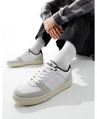 ellesse Panaro Cupsole sneakers in white and black-Multi