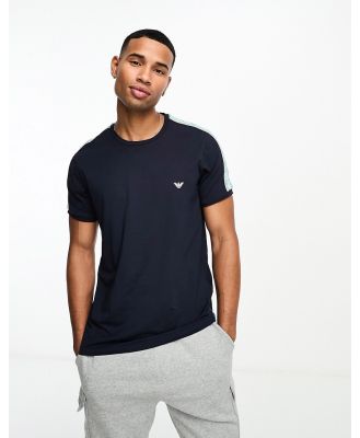 Emporio Armani Bodywear t-shirt with logoband detail in navy
