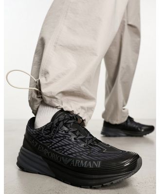 Emporio Armani EA7 distance sneakers in black