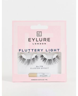 Eylure Fluttery Light Cluster Effect Lashes - No. 176-Black