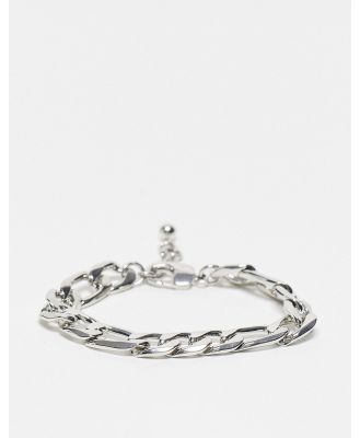 Faded Future chunky figaro chain bracelet in silver