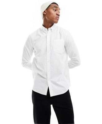 Farah Brewer relaxed shirt in white