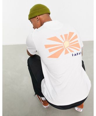 Farah Venice t-shirt in white with back print