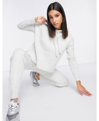Fashion Union knitted trackies co-ord-Grey