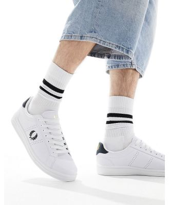 Fred Perry B6312 leather sneakers in white