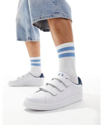Fred Perry B721 velcro sneakers in white and navy