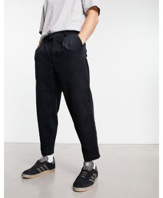 Fred Perry cropped cord pants in navy