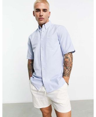 Fred Perry short sleeve oxford shirt in light blue