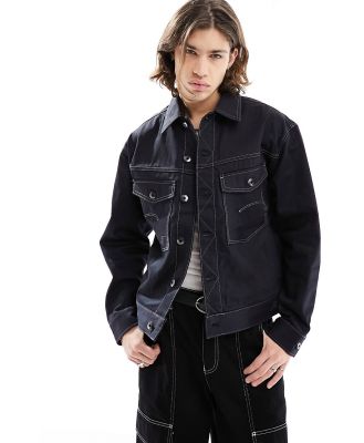 G-Star Dakota denim trucker jacket in black