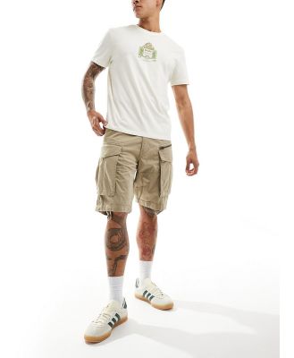 G-Star Rovic relaxed cargo shorts in beige-Neutral