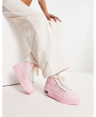 Good News Juice high top chunky sneakers in pink