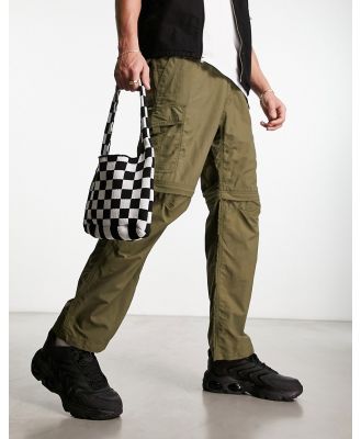 Gramicci convertible ripstop pants in khaki-Green